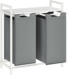 Brius Cos rufe 2 compartimente saci detasabili raft metalic 92l, 73x33x72 cm, ventilatie, alb gri deschis (EZ-BLH201W11)