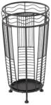 Brius Suport umbrele metalic rotund tava picurare design minimalist, 25x25x49 cm, rezistent, negru (GOM-1470) Pantofar