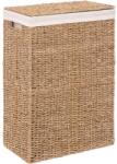 Brius Cos rufe 5Five din trestie impletita, cadru metalic, 40 litri, 37x22x55 cm, maro (JJ-174759)