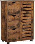 Brius Comoda cu 3 sertare si dulap, 60x30x80cm, maro rustic (EZ-BBK143X01V1) Comoda