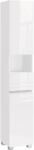Brius Dulap de baie tip coloana, din MDF, cu sertar si 2 usi, 30x30x170cm, alb (EZ-BBC560P31)