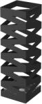 Brius Suport umbrele metalic carlige tava picurare design modern, 15x15x49 cm, rezistent rugina, negru (EZ-LUC16B) Pantofar