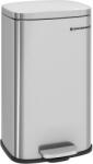 Brius Cos gunoi otel pedala galeata interioara soft-close 30l, 35x30x63 cm, design elegant, argintiu (EZ-LTB03NL) Cos de gunoi