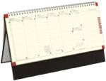 TopTimer C051 álló asztali naptár, 2026, vágott jegyzettömbbel, FEKETE (26C510T-003)