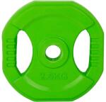 AktivSport Súlytárcsa Aktivsport 2, 5 kg zöld (LDBS-302_2,5KG) - s1sport Súlytárcsa