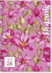 PD Period Botanic Határidőnapló A/5 Napi Pink 2026 (P41143430)