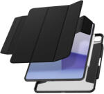 Spigen Apple iPad Pro 13 (2024), mappa tok, közepesen ütésálló, levehető előlap, Apple Pencil tartóval, Smart Case, Spigen AirSkin Pro, fekete (ACS07766)