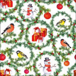 Ambiente Pine branches rings papírszalvéta 33x33cm, 20db-os (33320170)