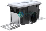 Zehnder - CLD-P 90 levegőnyílás ház Magasság = 140 mm , hosszú oldalon csatlakozó (990320852)
