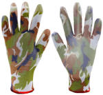 TOP PU TERRAIN PU mártott védőkesztyű, gumírozott mandzsetta, terep mintás