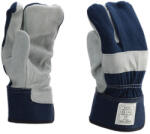 ROCK SAFETY Háromujjas marha hasításbőr tenyerű kesztyű (1013N)