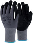 TOP SNS-D homokszemcsés nitril habba mártott védőkesztyű, tenyér pontozással