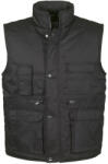 TOP VEST BASIC bélelt mellény, 80% poliészter, 20% pamut, multifunkciós zsebek