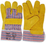 TOP CANVAS hasított marhabőr védőkesztyű, pamut kézhát, pamut tenyérbélés