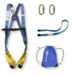 Irudek Testheveder szett Irudek Himalaya Eco, Light 1 + 981 karabiner + 30100 rögzítőpánt, kék/fekete, universal