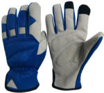 TOP LUKE védőkesztyű, minőségi műbőr tenyér, szatén kézhát, extrán párnázott