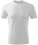 ROCK SAFETY Unisex környakas póló, fehér, 160 g/m2 (10100)
