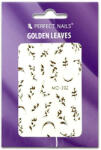 Perfect Nails Körömmatrica - Golden Leaves (PNDM106)