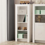 TODI White Bunny Keskeny nyitott polcos gyerekszoba szekrény