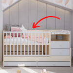 TODI Happy Hátsó oldalrács Kombi babaágyhoz