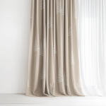 Goldea pamut drapéria - északi fenyők 160x150 cm