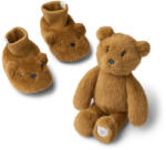 Liewood Set cadou pentru bebelusi Basim Bear Baby - Golden caramel - Liewood