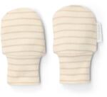 Little Dutch Manusi din bumbac organic pentru bebelusi - Soft Beige Stripe - Newborn Naturals - Little Dutch