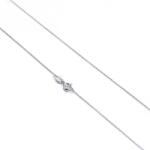 BeSpecial Colier argint 925 cubic placat cu rodiu, 50 cm si 2 mm (CRR154)