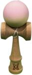 Flippy Kendama X Originala, Profesionala, Flippy, din Lemn, Rubber Grip, 18 cm, Roz Galben (teo-162395)