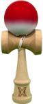 Flippy Kendama X Originala, Profesionala, Flippy, din Lemn, Rubber Grip, 18 cm, Gradient Rosu Alb (teo-162316)