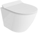 Lavita Vas WC suspendat cu capac soft-close, 49 x 36, 5 x 37 cm, Vortex Sofi, alb, Lavita (5900378344285)