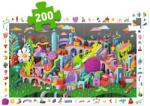 DJECO Megfigyeltető puzzle - Őrült város, 200 db-os - Crazy Town (DJ07462)
