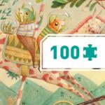 DJECO Művész puzzle - Csodálatos utazás, 100 db-os - Wonderful ride (DJ07681) - molkakids