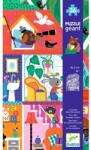 DJECO Óriás puzzle - A Kisbarátok Háza, 36 db-os - The Little Buddies' House (DJ07169)