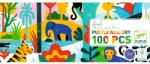 DJECO Művész puzzle - Dzsungel, 100 db-os - Jungle (DJ07619)