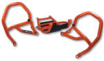 RDMOTO Kit protecții motor RDmoto - KTM 690 Enduro R / Husqvarna 701 Enduro / 701 Supermoto 2019-2023 - Orange (crash bar complet + scut de protecție) (CF124O)