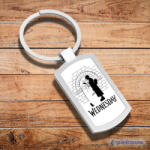 Time4Gift Wednesday silhouette fém kulcstartó