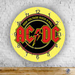 Time4Gift AC/DC - kör alakú falióra