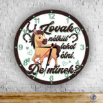 Time4Gift Lovak nélkül kör alakú falióra