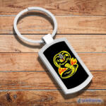 Time4Gift Cobra Kai Logo fém kulcstartó