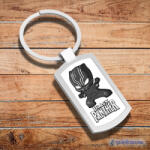 Time4Gift Fekete Párduc Chibi kulcstartó