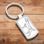 Time4Gift Picasso Vizsla fém kulcstartó