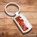 Time4Gift Tacsi a fűben fém kulcstartó