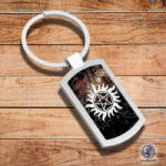 Time4Gift Supernatural Pentagram fém kulcstartó