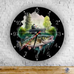 Time4Gift Horgász kör alakú falióra