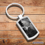 Time4Gift Magányos Farkas fém kulcstartó