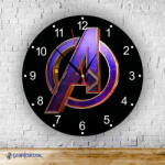 Time4Gift Avengers logó kör alakú falióra
