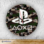 Time4Gift Playstation Military kör alakú falióra