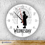 Time4Gift Wednesday grafika kör alakú falióra