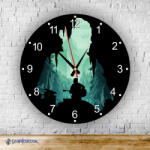 Time4Gift The Last of Us Ellie siluette kör alakú falióra